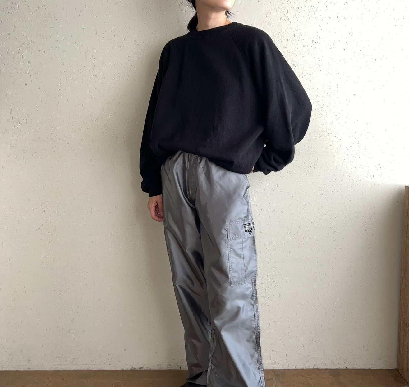 90s Black Sweater Made in USA