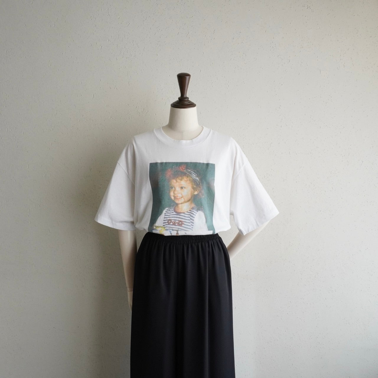 90s Photo Printed T-shirt Made in USA
