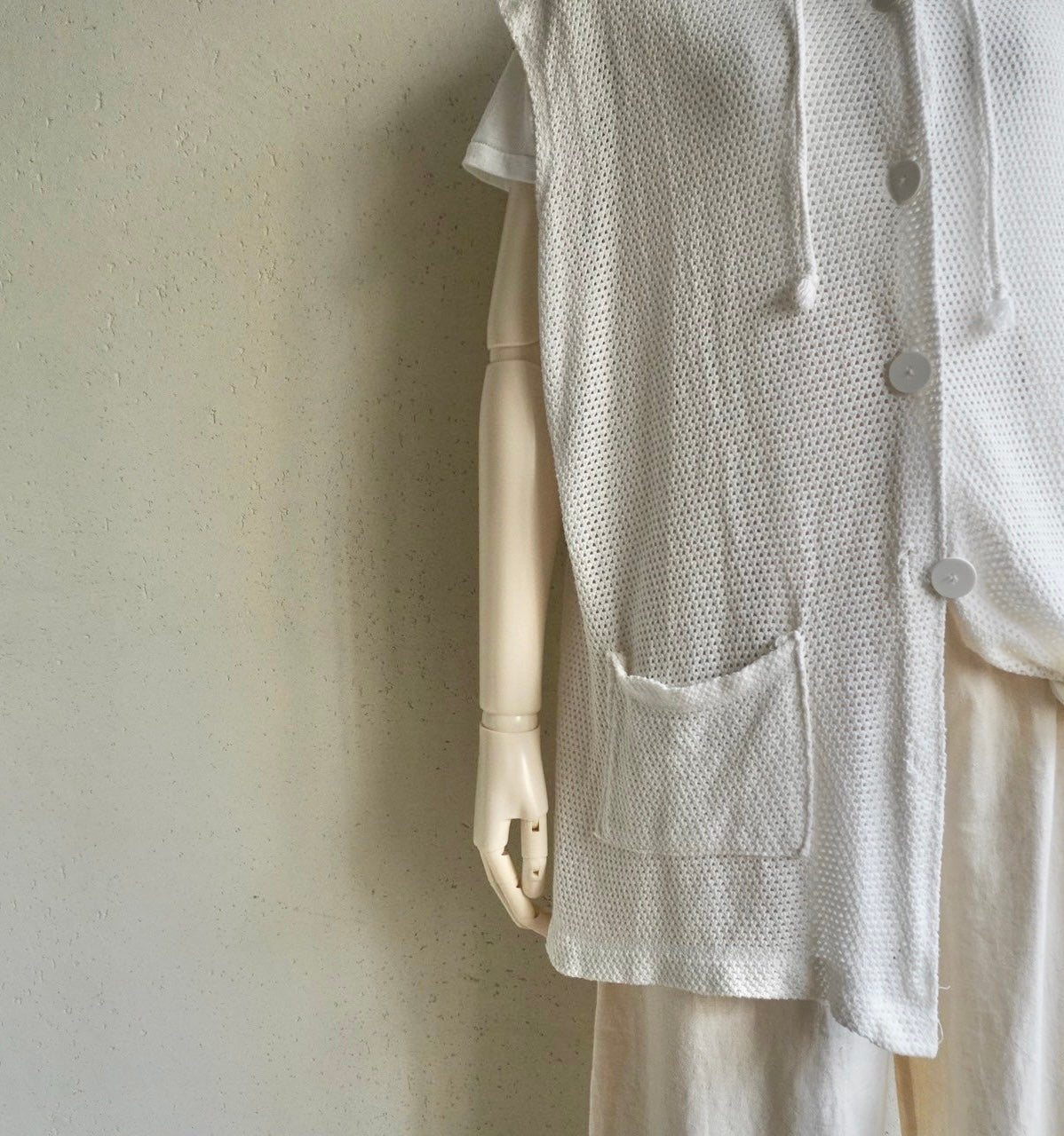 90s Mesh Sleeveless Top Made in USA