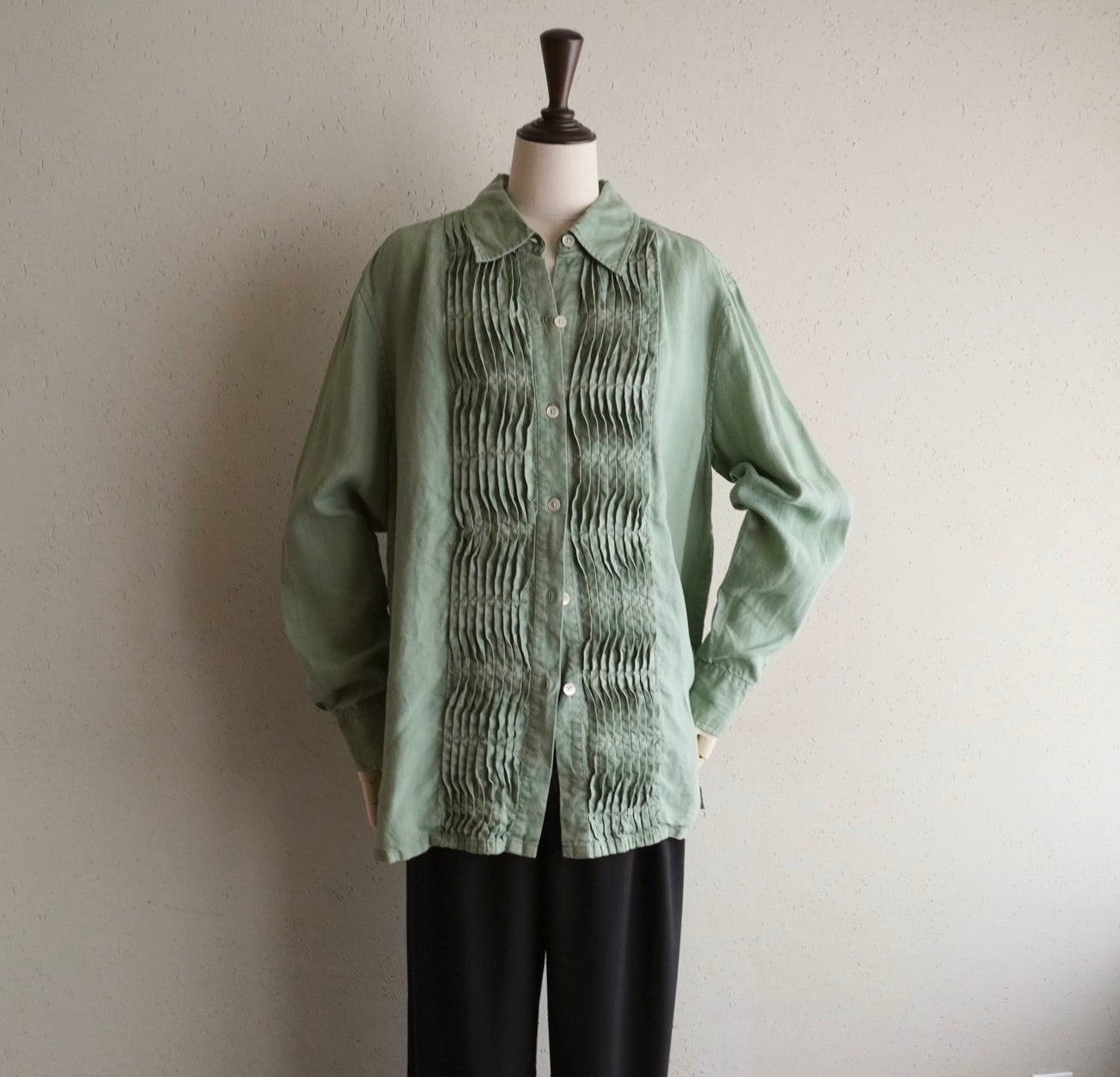 90s Design Linen Shirt