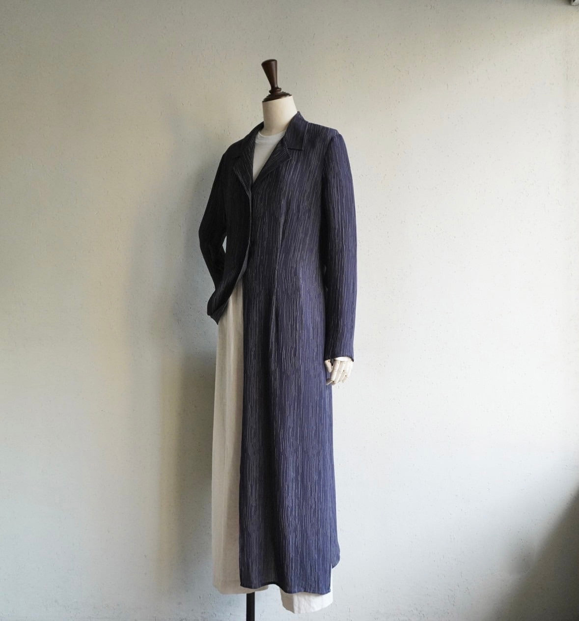 90s Silk Long Shirt