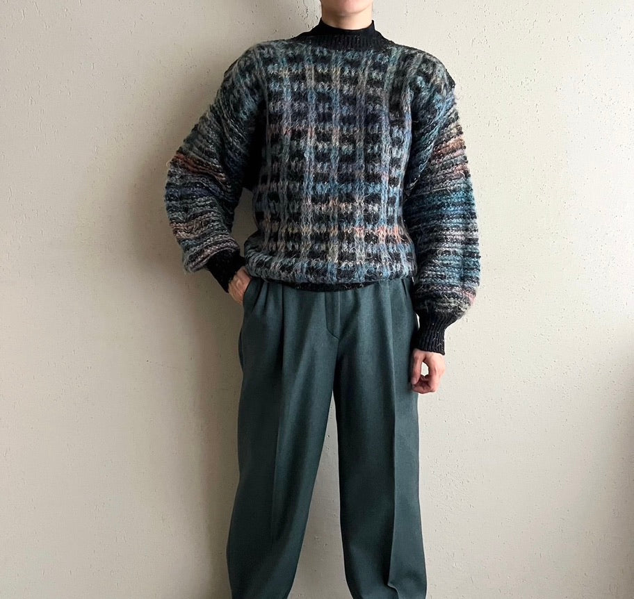 80s Mohair Mix Knit Made in Italy