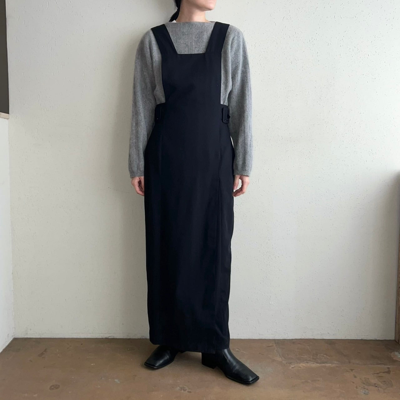 90s Black Design Dress