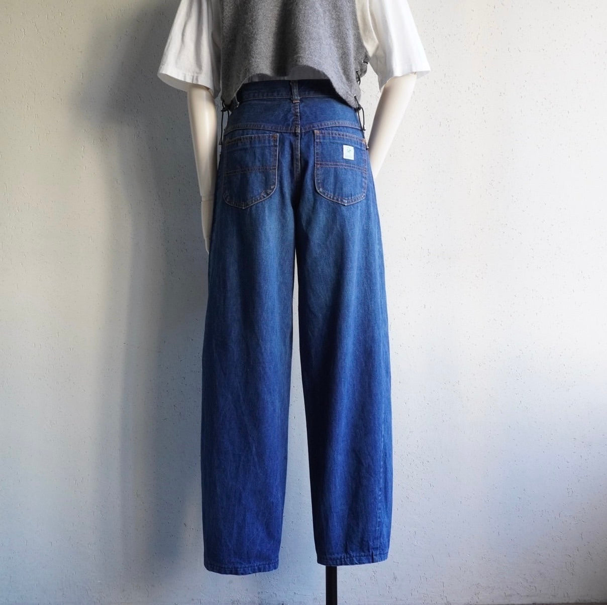 80s ”BENETTON" Wide Denim Pants