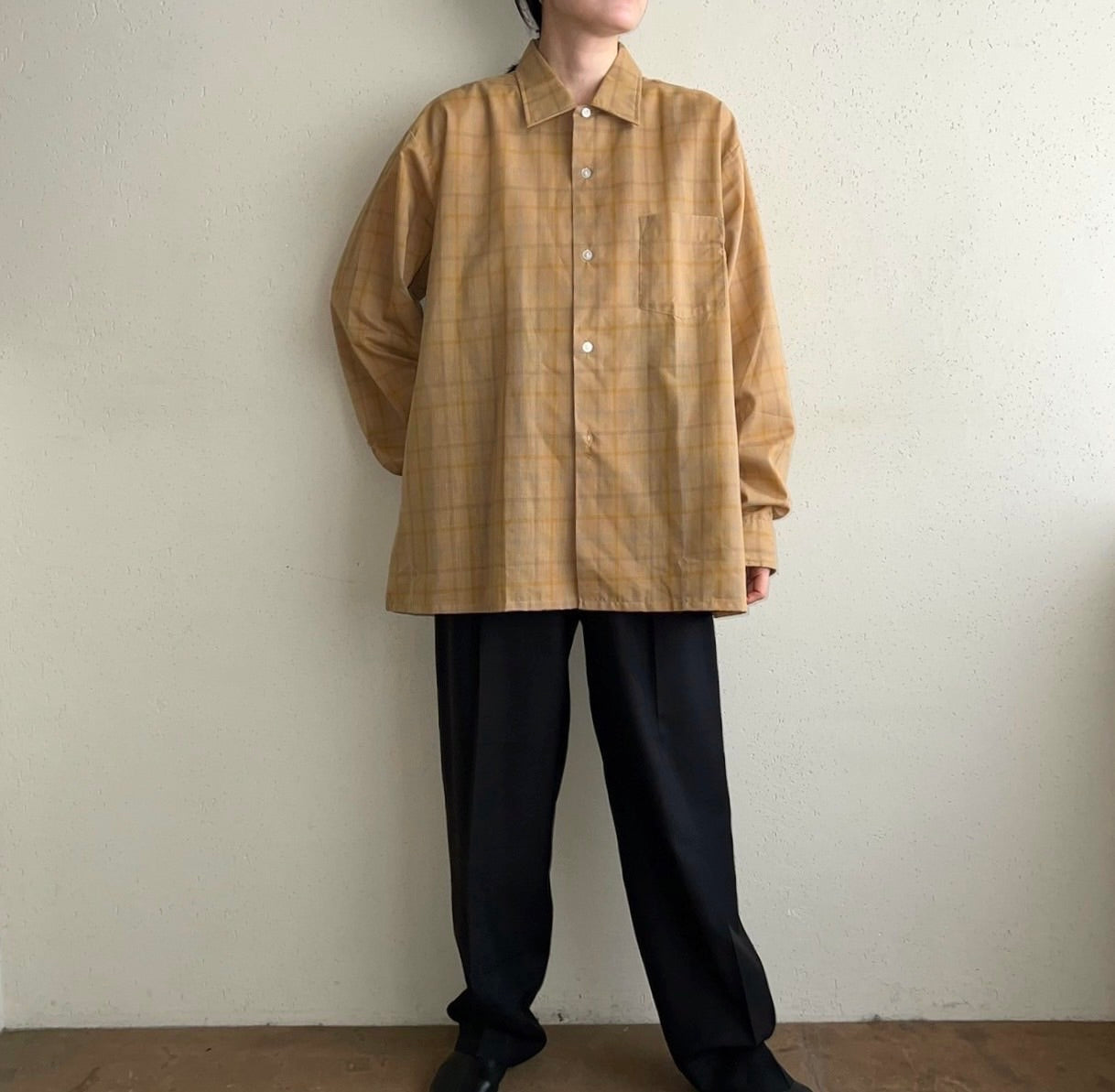 60s"B.V.D." Plaid Shirt