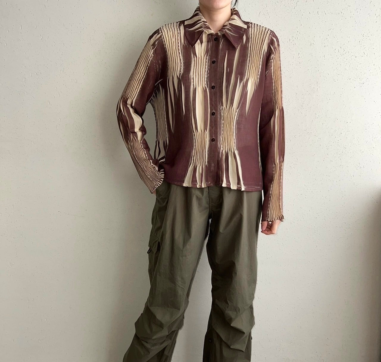 Pleated Design Shirt
