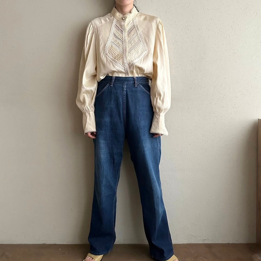 80s Silk Blouse Made in Germany