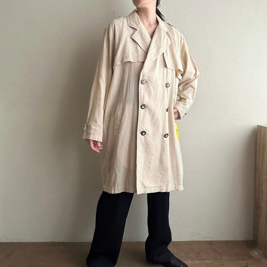 90s Linen Jacket Dead Stock