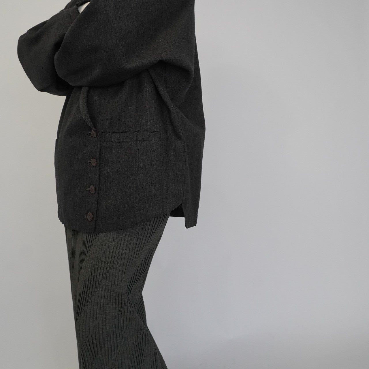 90s Design Wool Light Jacket
