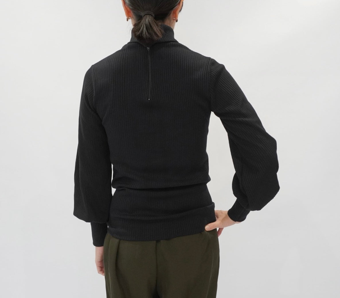 70s Balloon Sleeves Top