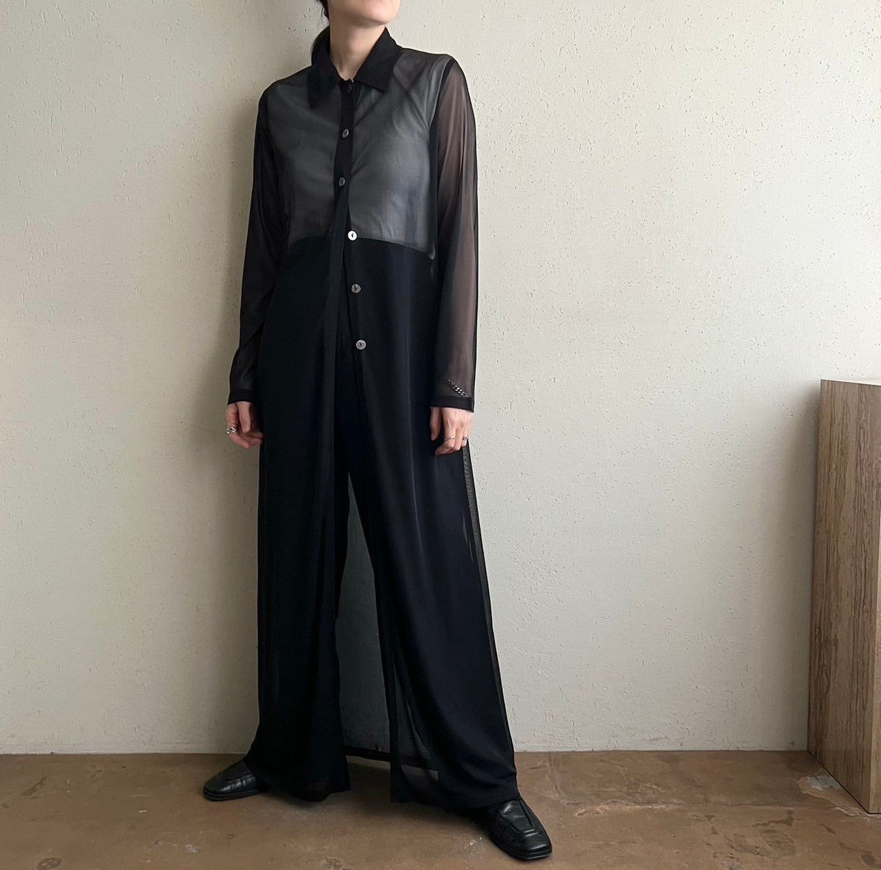 90s Sheer Long Dress