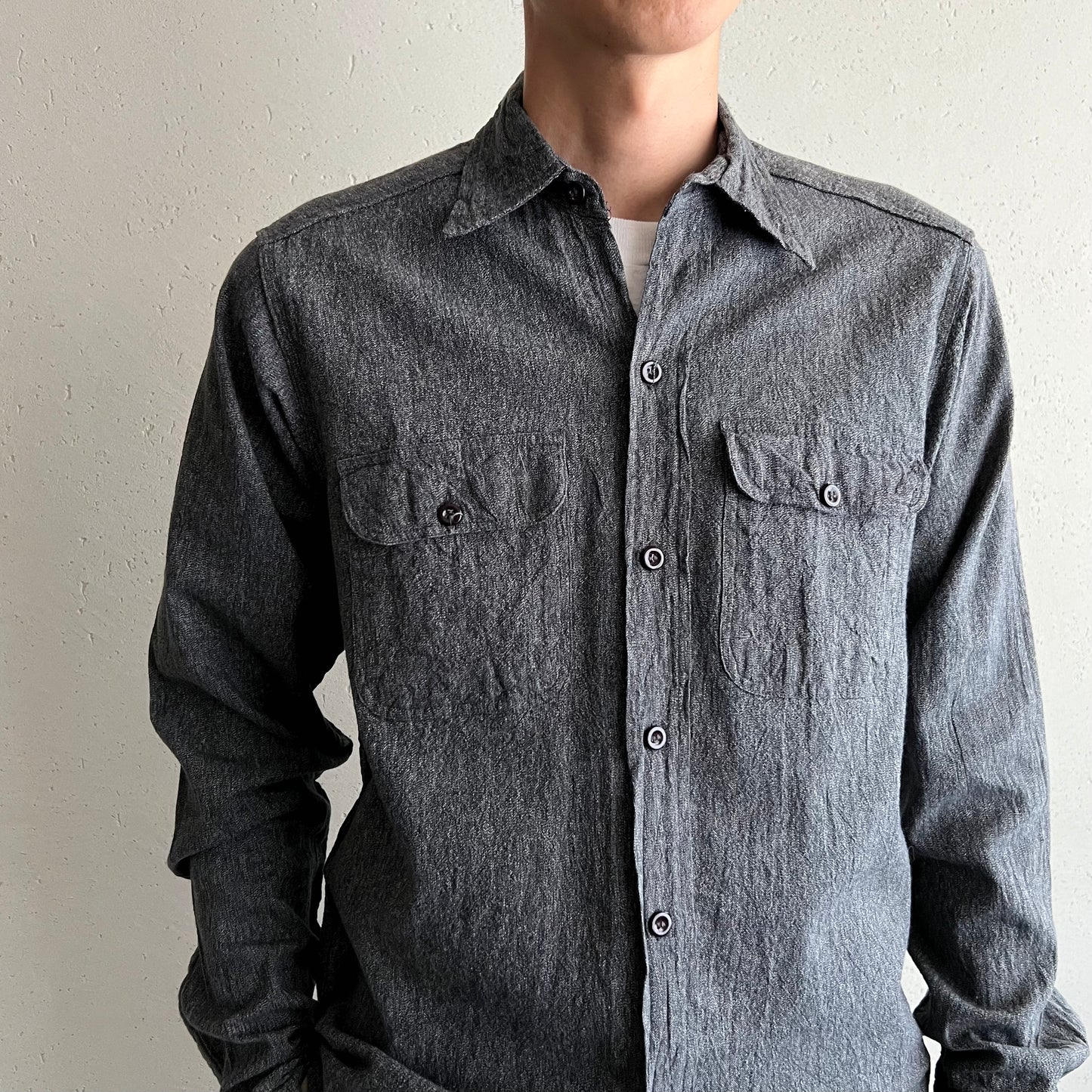 60s BIG MAC Penneys Black Chambray Shirt