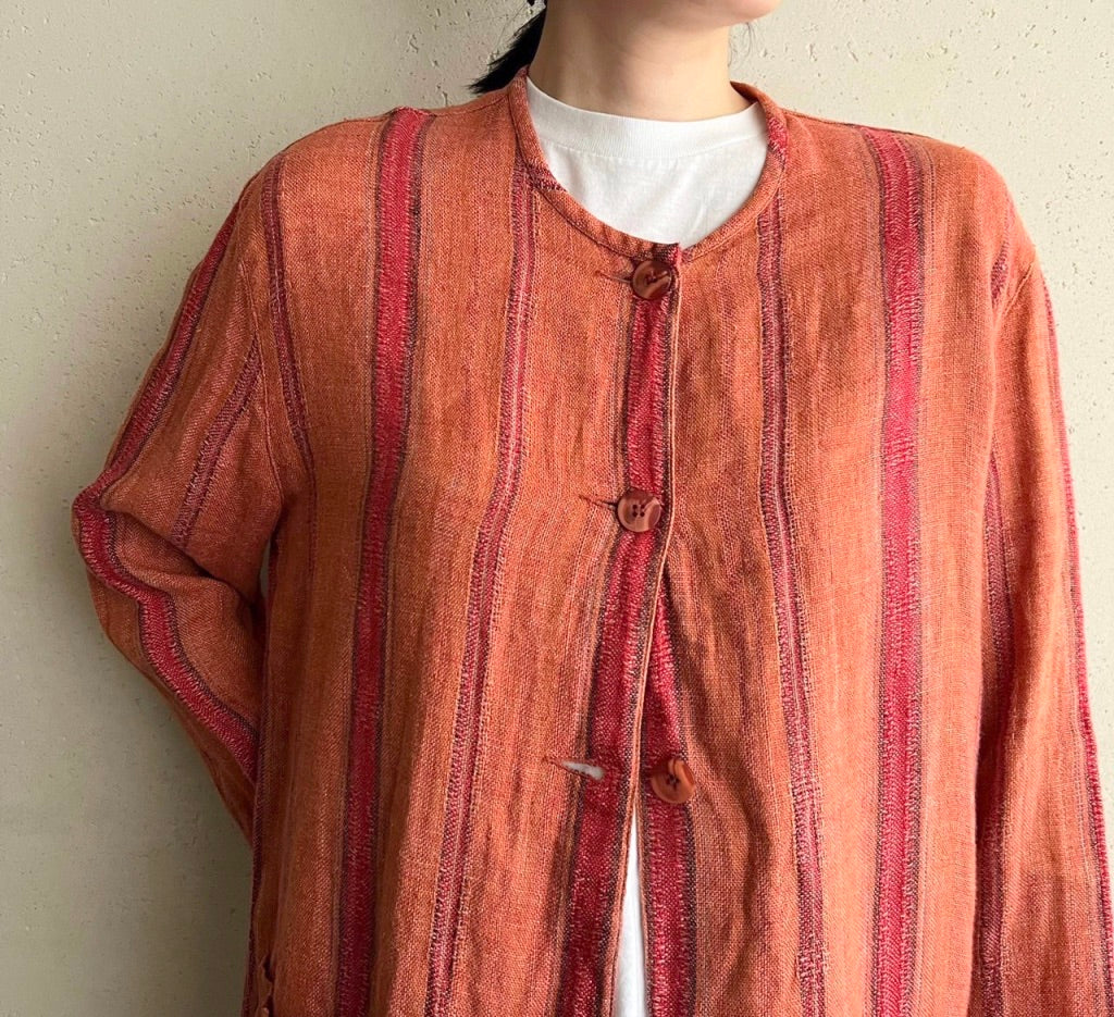 90s Linen Light Jacket Made in Belgium