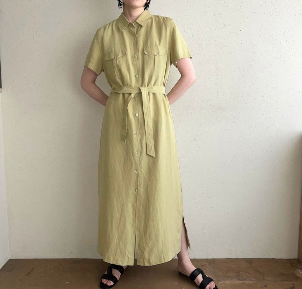 Silk Shirt Dress