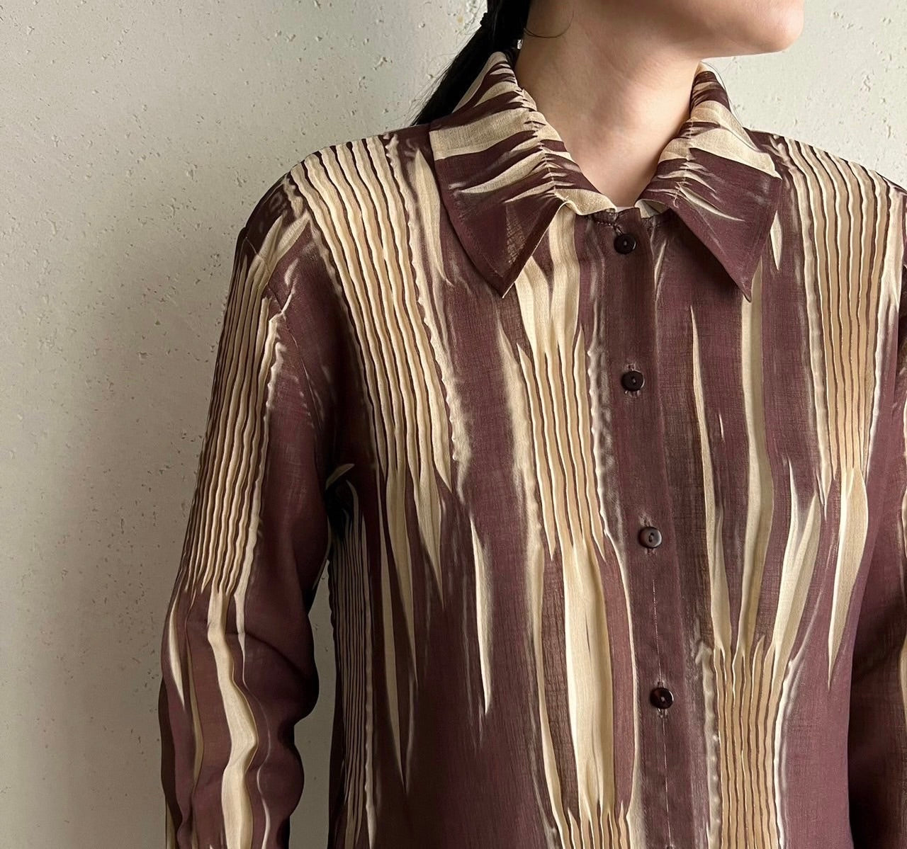 Pleated Design Shirt
