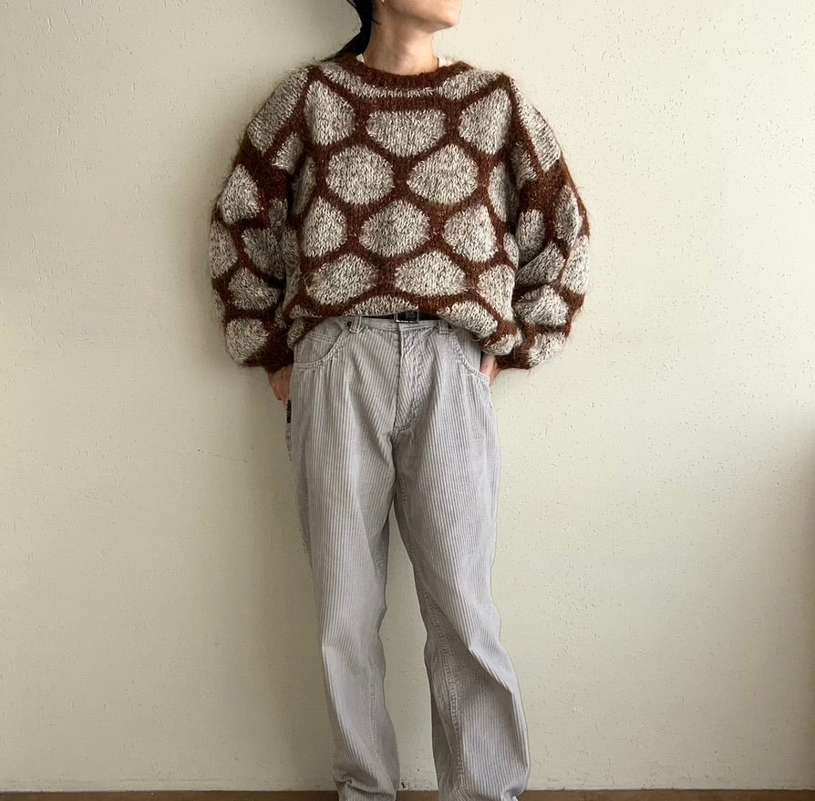 80s Pattern Knit Made in Italy