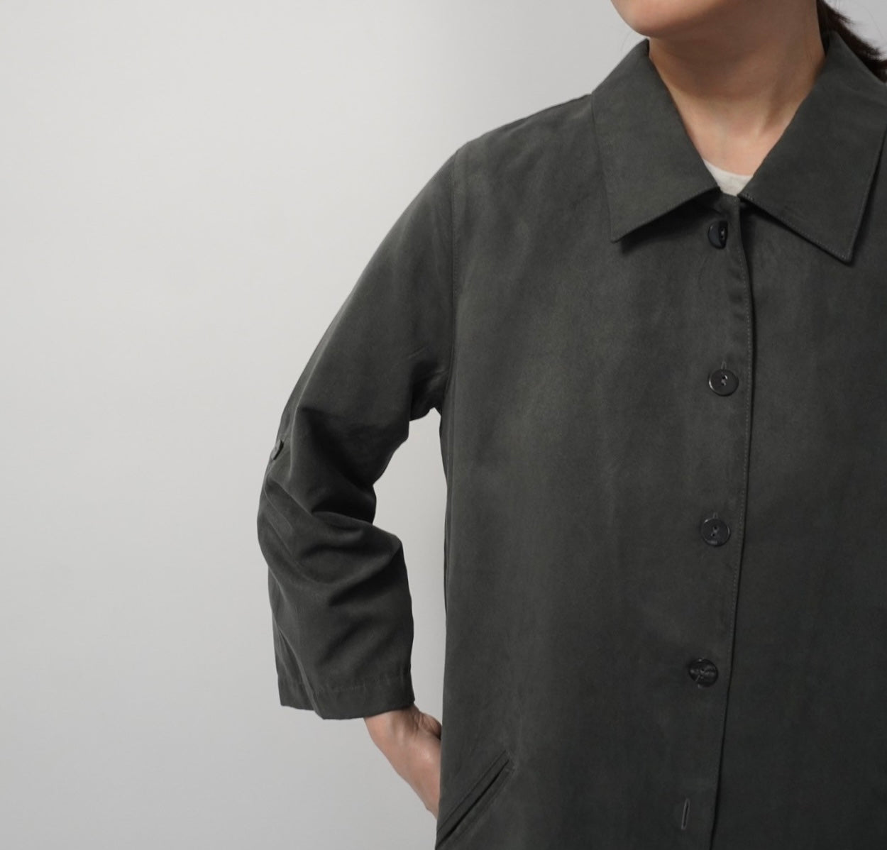 90s Faux Suede Shirt