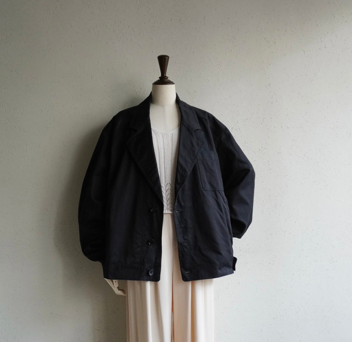 90s Black Jacket Made in Italy