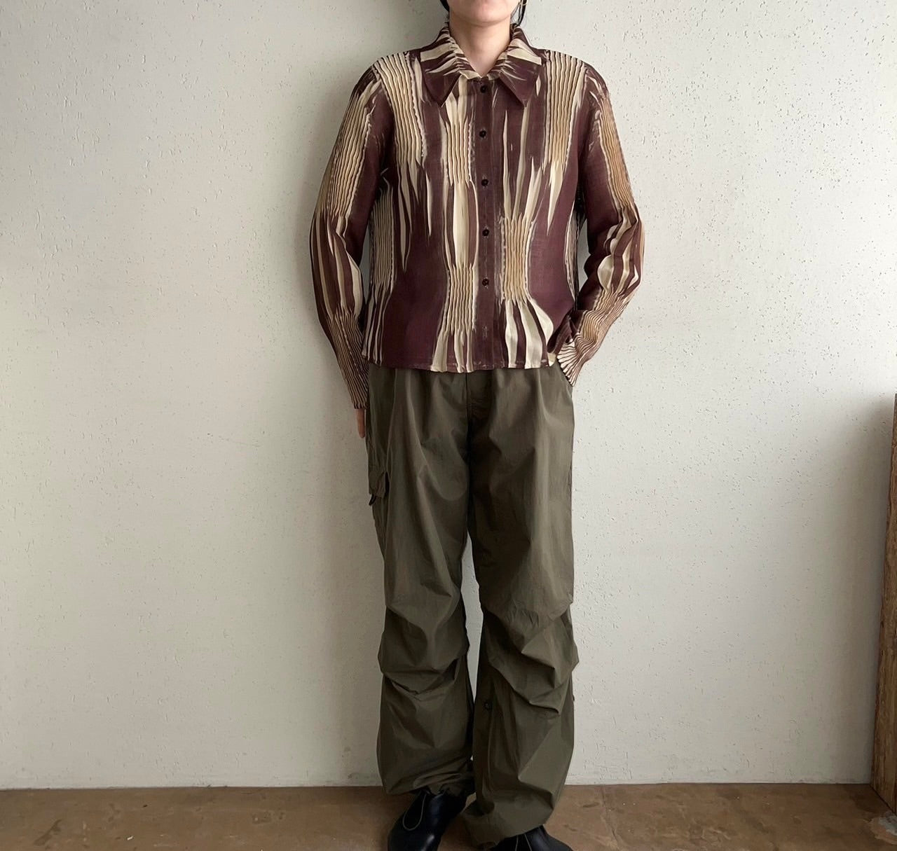 Pleated Design Shirt