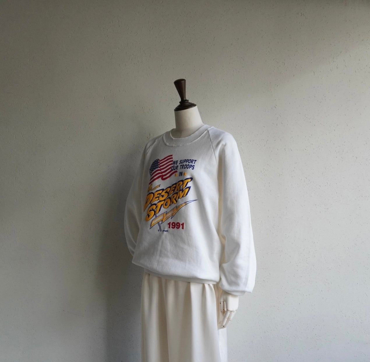 90s Printed Sweater Made in USA