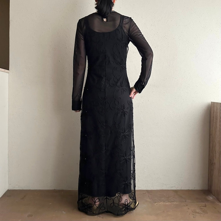 90s Lace Design Dress