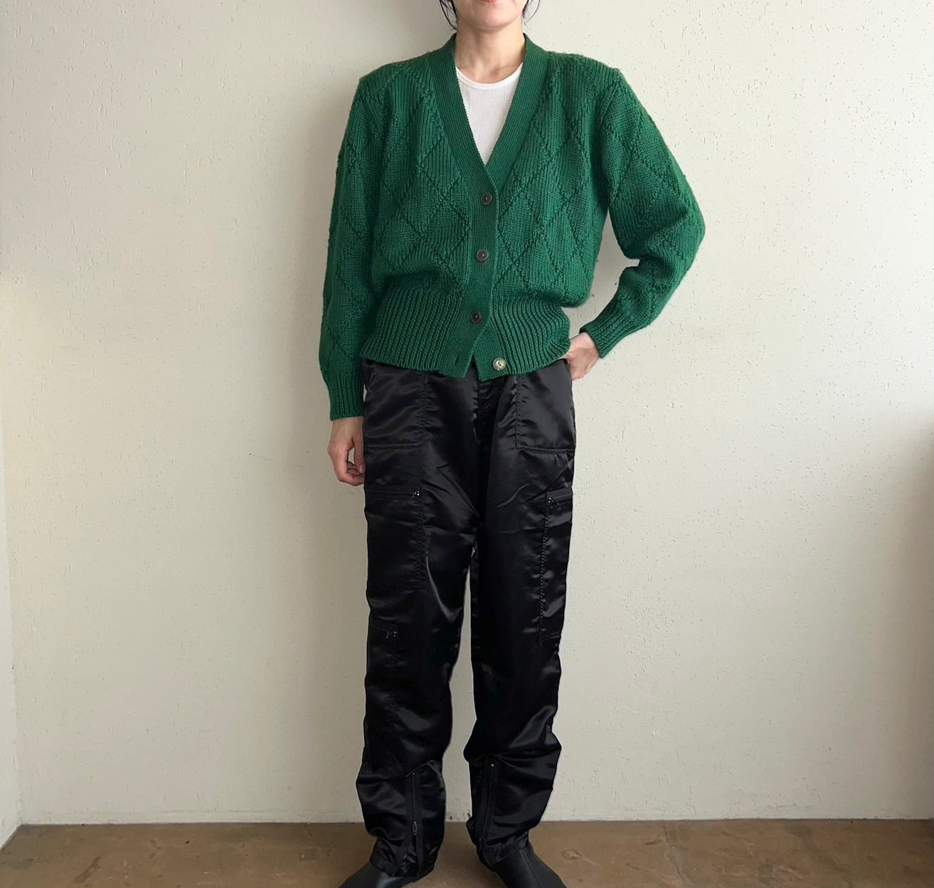 90s Wool Knit Cardigan
