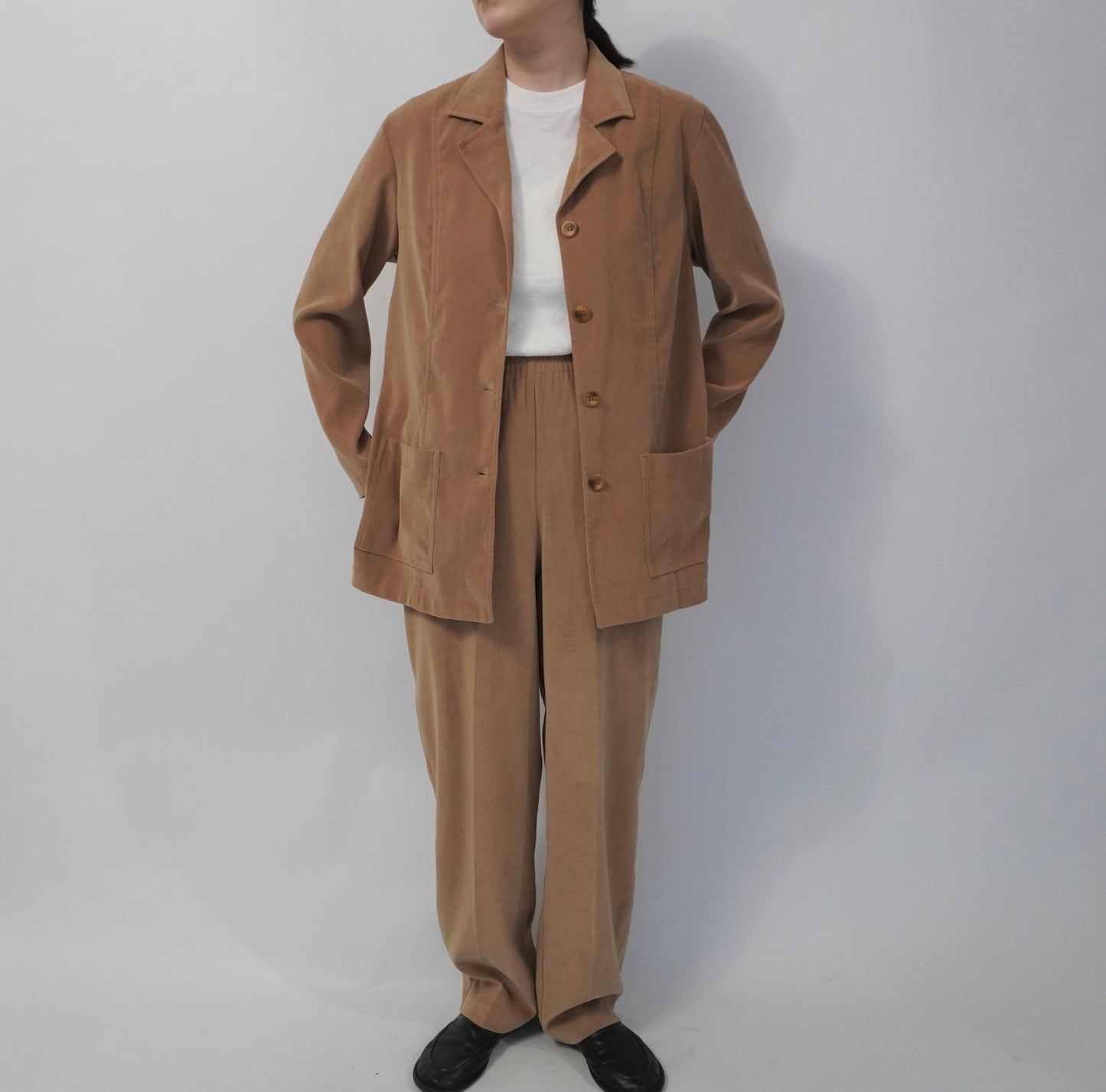 90s Beige Two-Piece