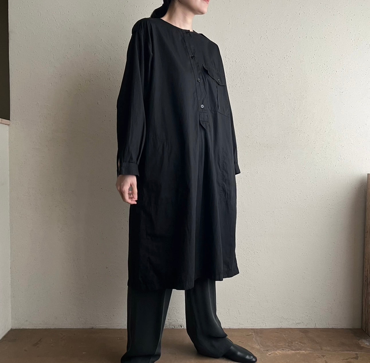 80s Black Dress Made in Italy