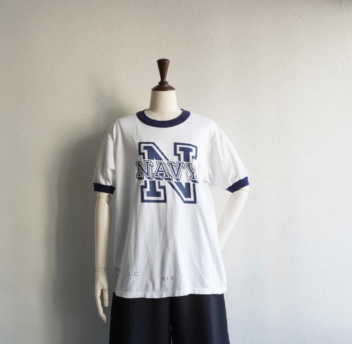90s Printed Ringer T-shirt Made in USA