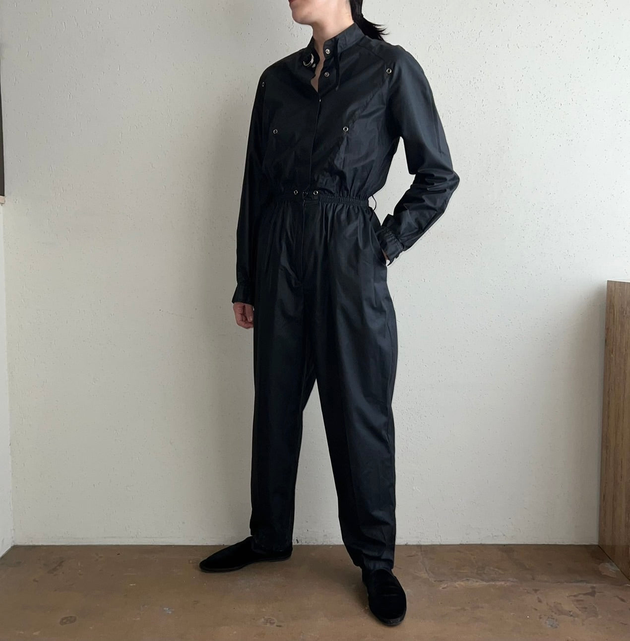 90s Black Jumpsuit Made in Australia