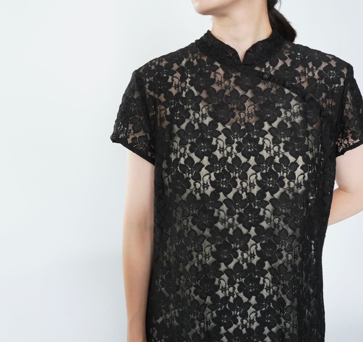 90s Lace Asian Design Dress