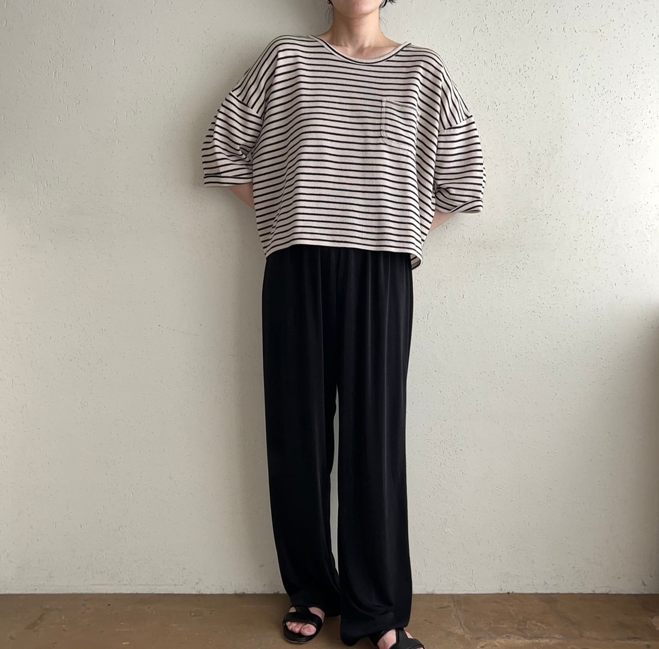 90s Striped Boxy Top