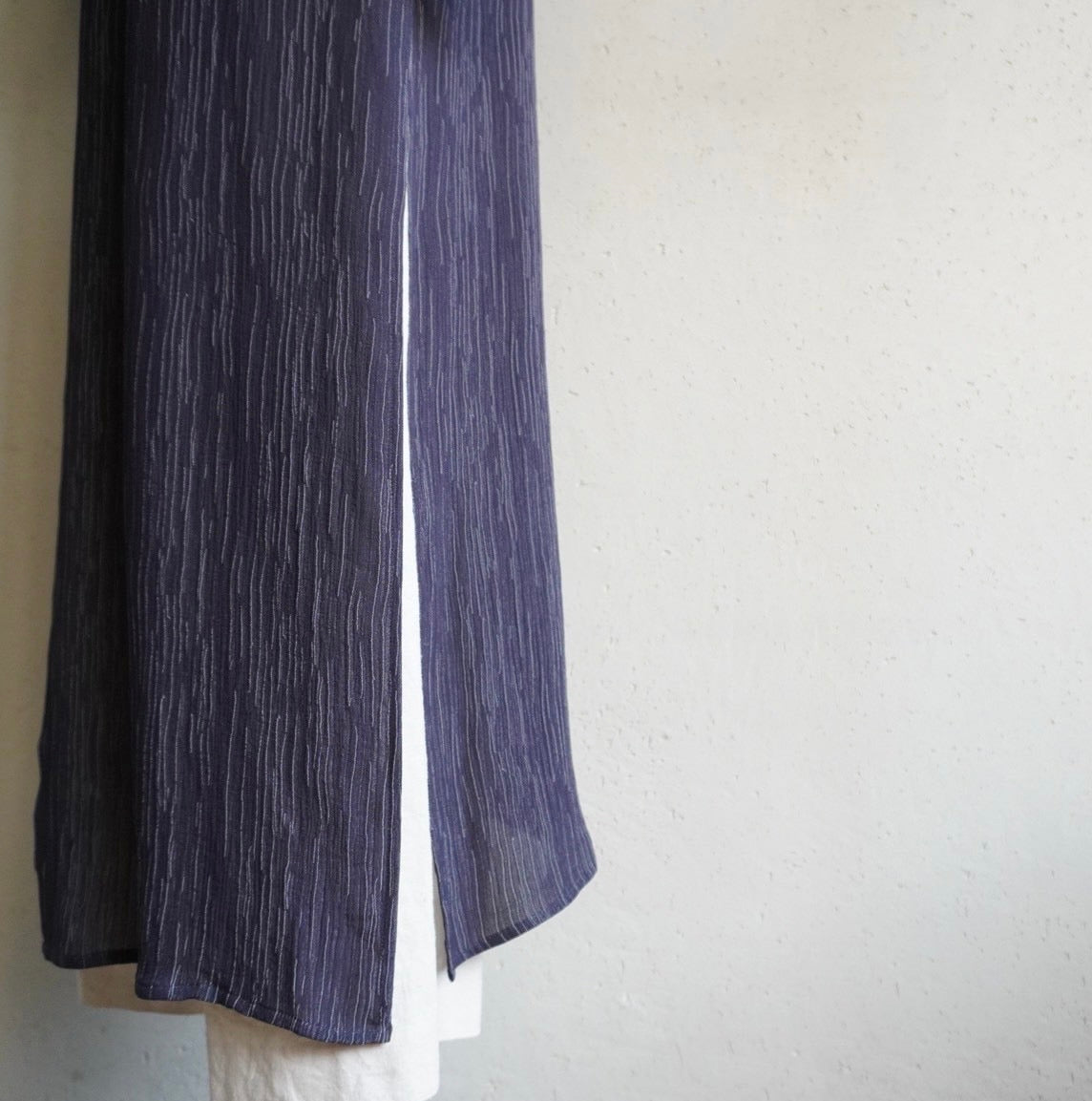 90s Silk Long Shirt