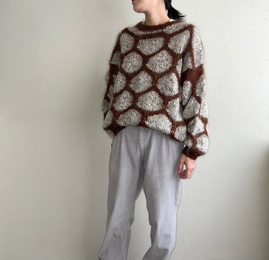 80s Pattern Knit Made in Italy