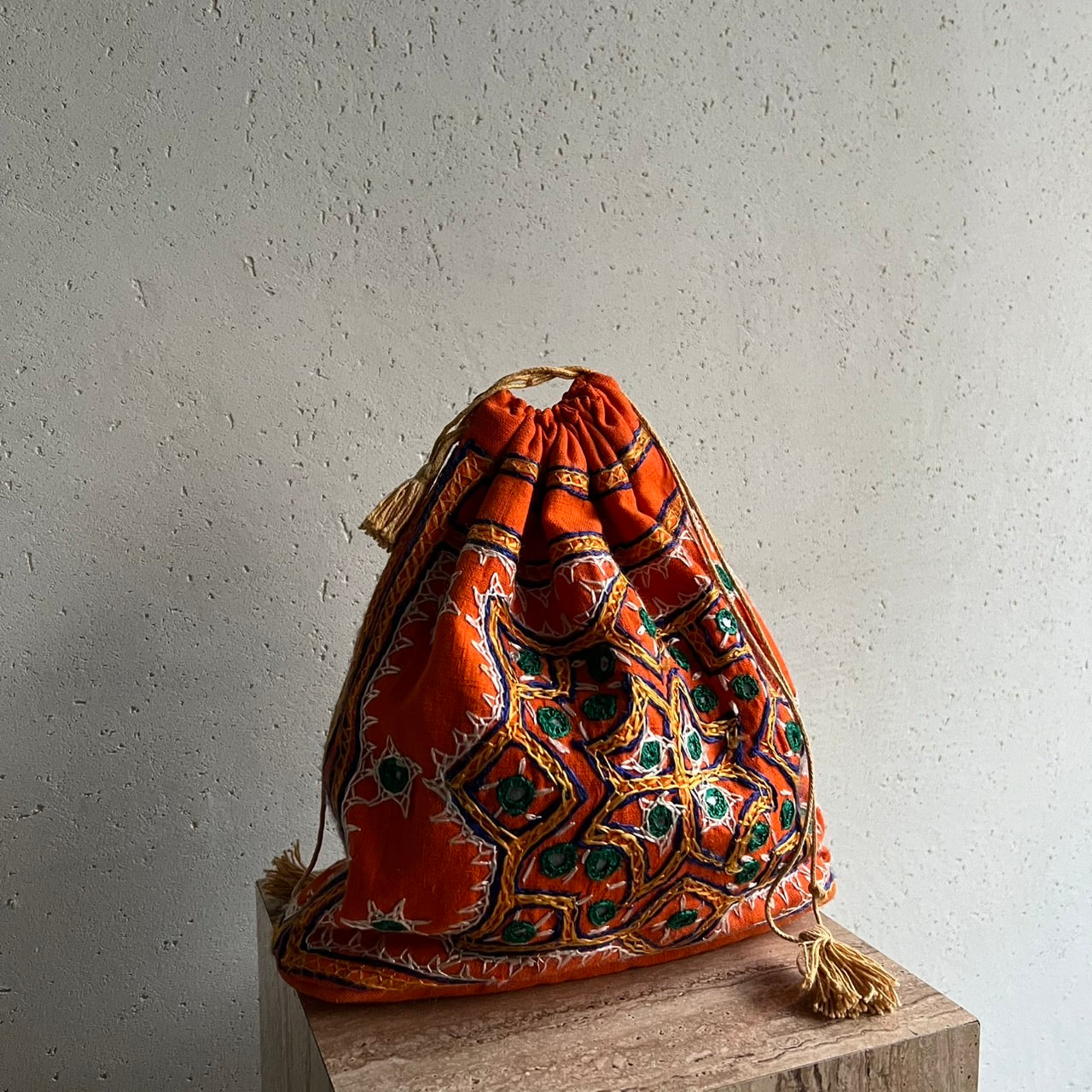 70s Embroidery Bag