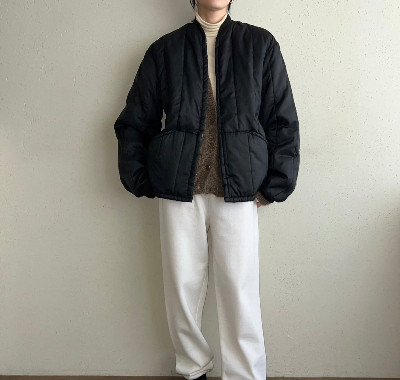 70s Quilted Light Jacket