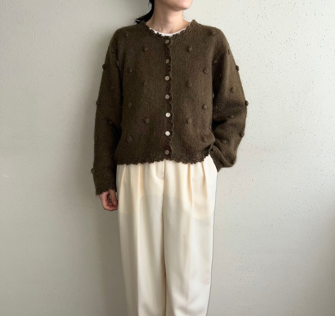 90s Design Knit Cardigan