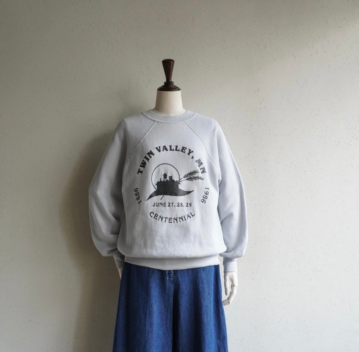 80s Printed Sweater Made in USA