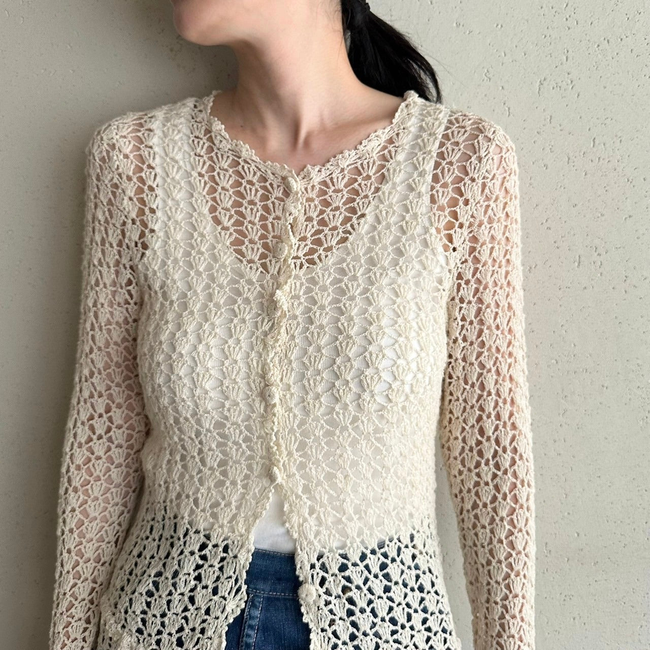 90s Crochet Top