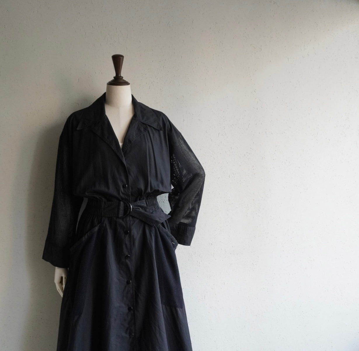 80s Mesh Dress Made in USA
