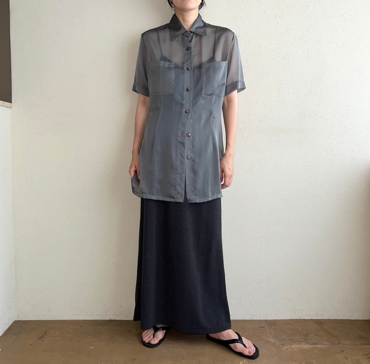 90s Rayon Skirt