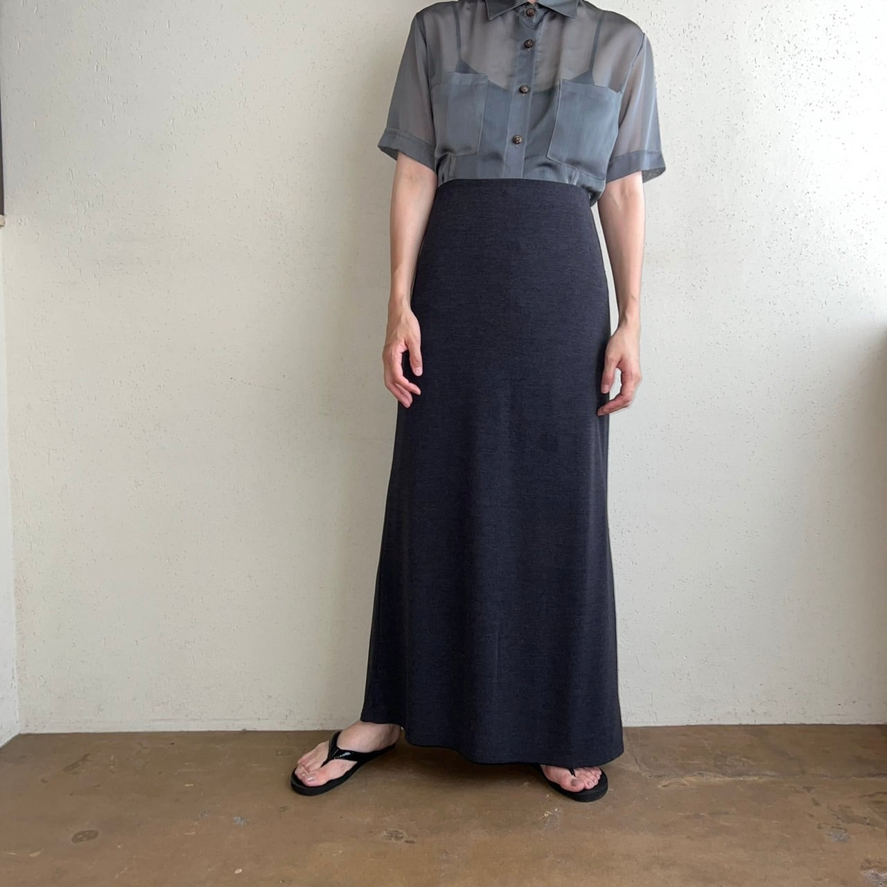 90s Rayon Skirt