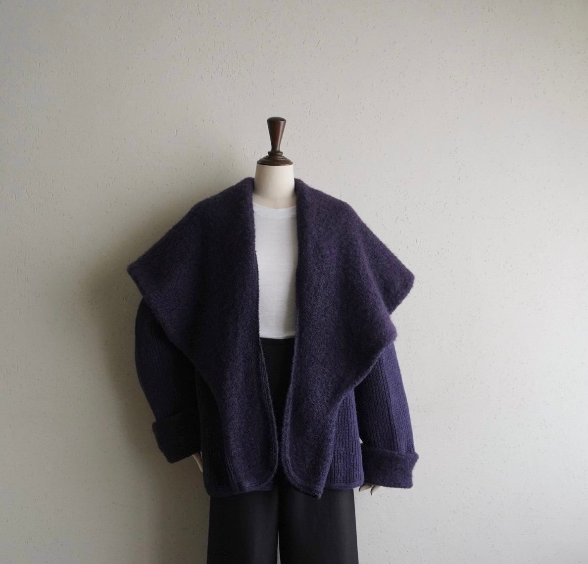 90s Knit Jacket Made in France Dead Stock