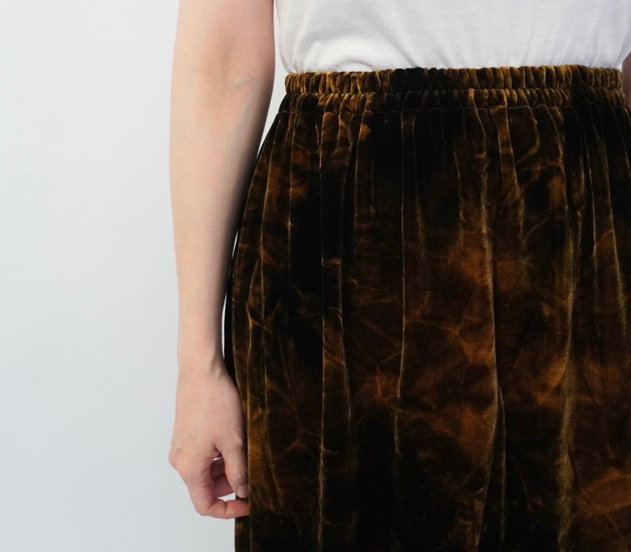 90s Velor Maxi Skirt