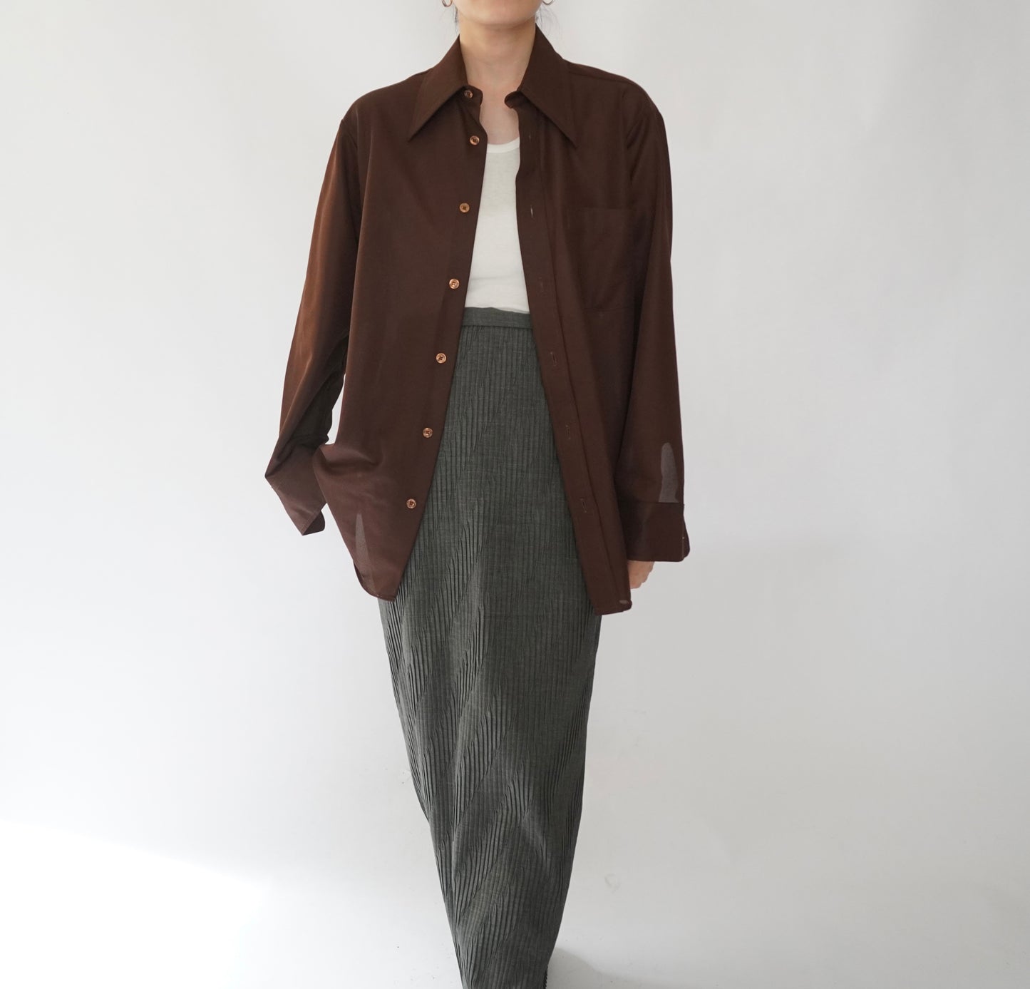 70s Brown Shirt
