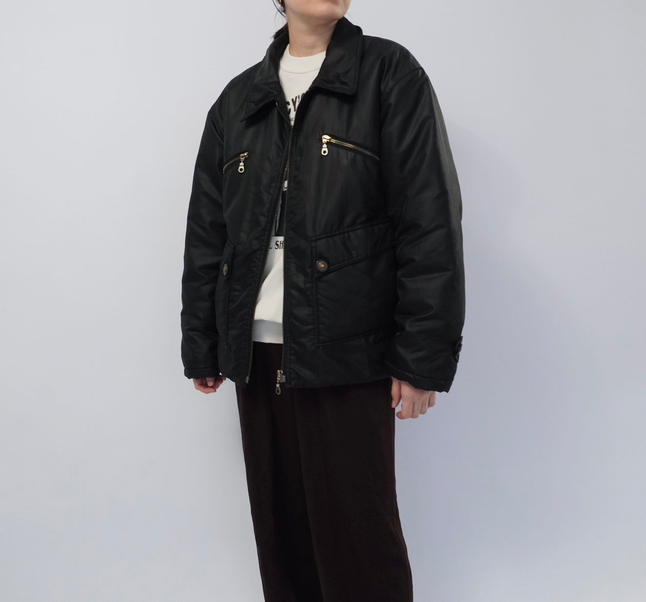 90s Black Jacket Made in Italy