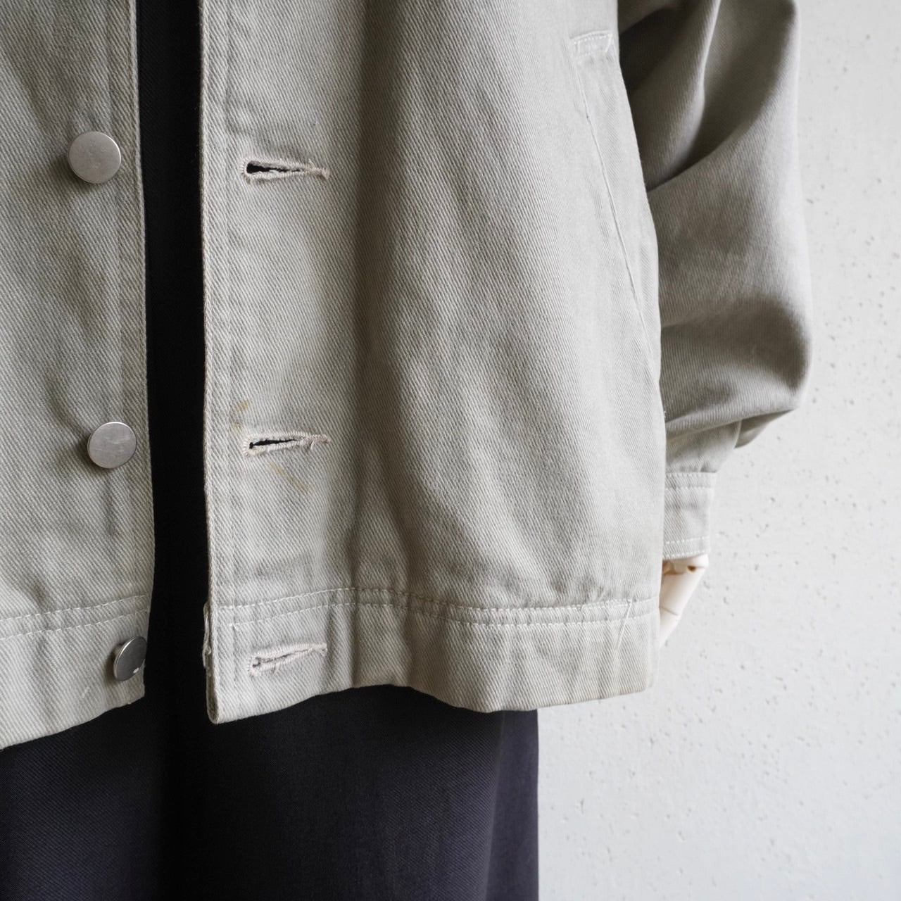 90s Leather Collar Jacket