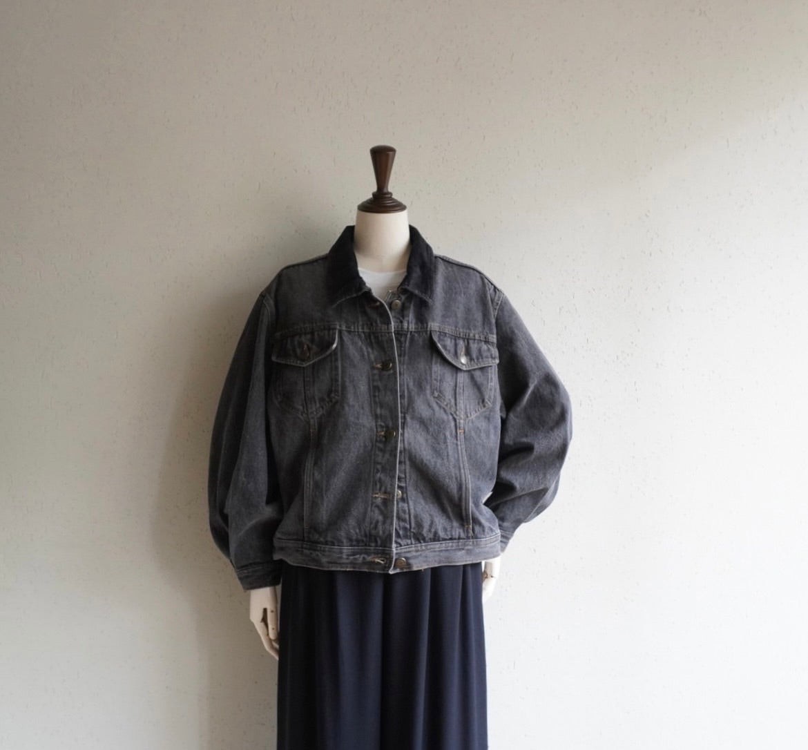 90s EURO Denim×Corduroy Jacket
