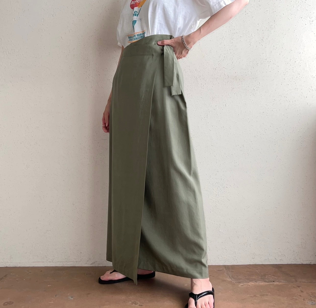 90s Silk Skirt