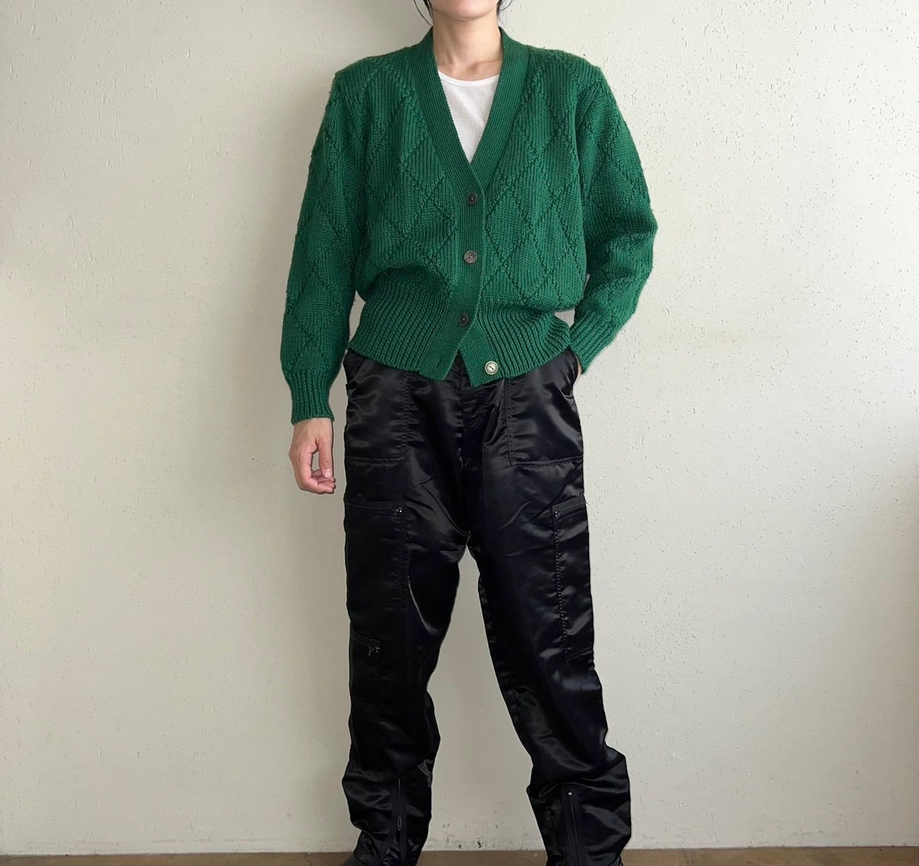90s Wool Knit Cardigan